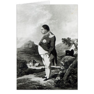 Napoleon on the island of St. Helena, 1820