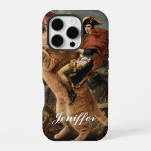 Napoleon Riding Giant Battle Cat iPhone 16 Pro Case