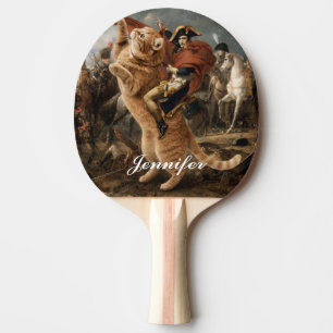 Napoleon Riding Giant Battle Cat Ping Pong Paddle