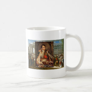 Napoleon "Stupidity Politics" Quote Gifts Tees Etc Coffee Mug