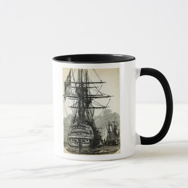 Napoleon surrendering to Captain Maitland Mug (Right)