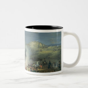 Napoleon  Visiting a Bivouac Two-Tone Coffee Mug