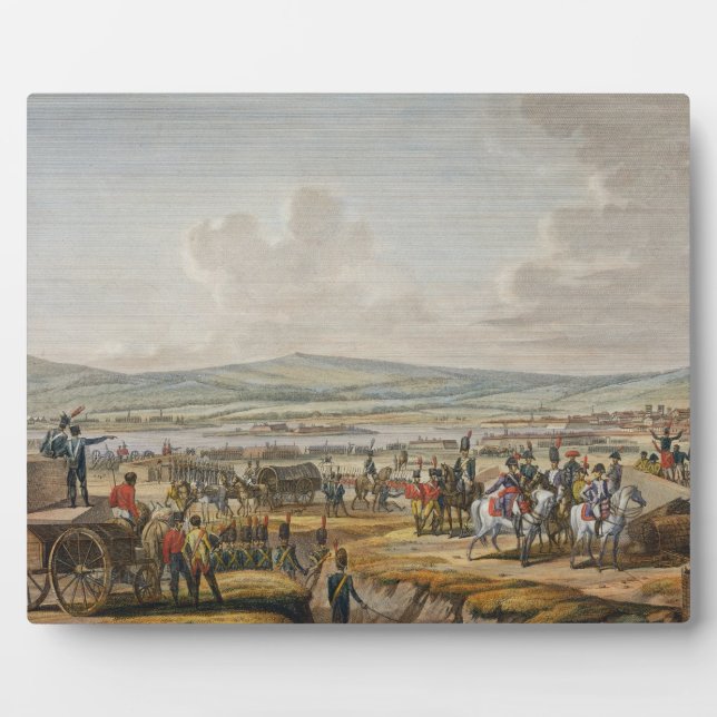Napoleon Visiting the Siege Works at Danzig led by Plaque (Front)