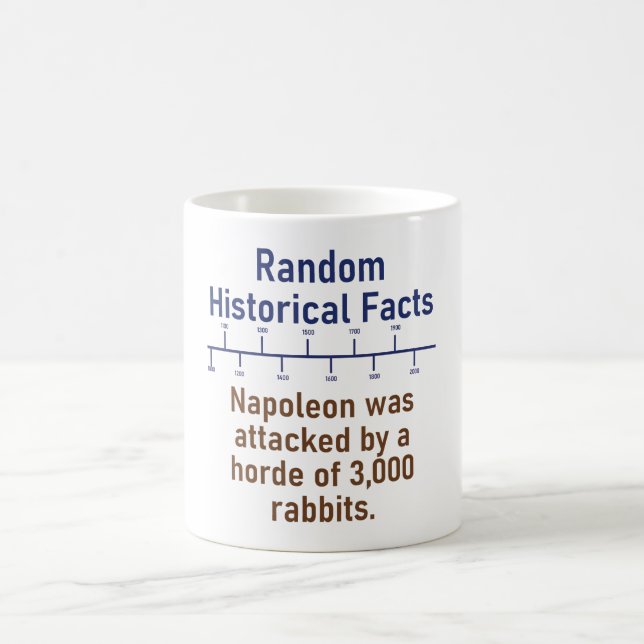 Napoleon Was Attached - History Fact Coffee Mug (Center)