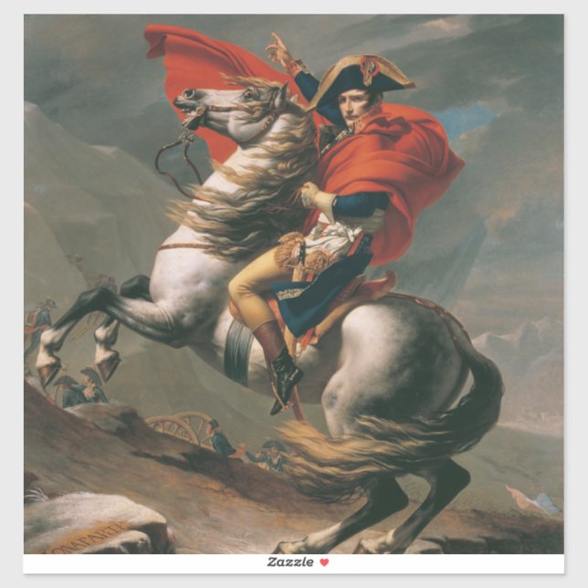 Napoleon with Horse, Battle of St. Bernard Pass (Sheet)