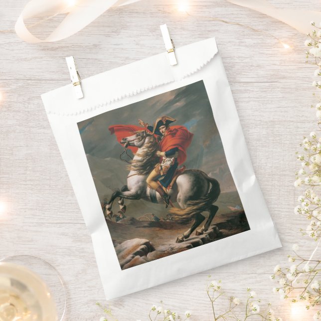 Napoleon with Horse, Battle of St. Bernard Pass Favour Bags (Clipped)