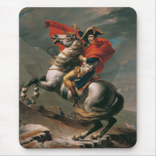 Napoleon with Horse, Battle of St. Bernard Pass Mouse Mat
