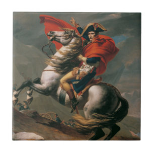 Napoleon with Horse, Battle of St. Bernard Pass Tile
