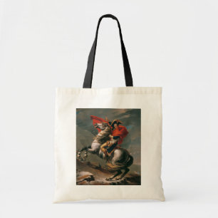 Napoleon with Horse, Battle of St. Bernard Pass Tote Bag