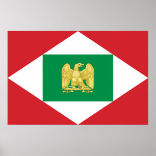 Napoleonic Kingdom Of Italy, Italy flag Poster