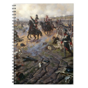 Napoleonic Wars Painting French troops advancing Notebook