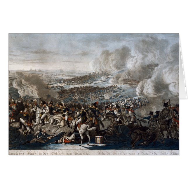 Napoleon's flight from the Battle of Waterloo (Front Horizontal)