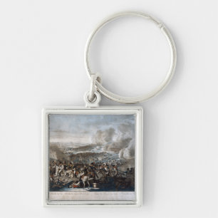 Napoleon's flight from the Battle of Waterloo Key Ring