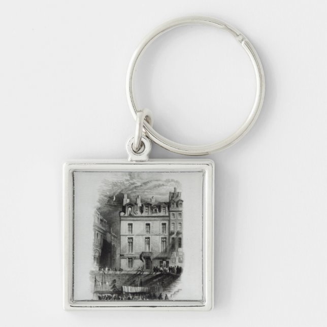 Napoleon's Lodgings on the Quai Conti, 1834-36 Key Ring (Front)