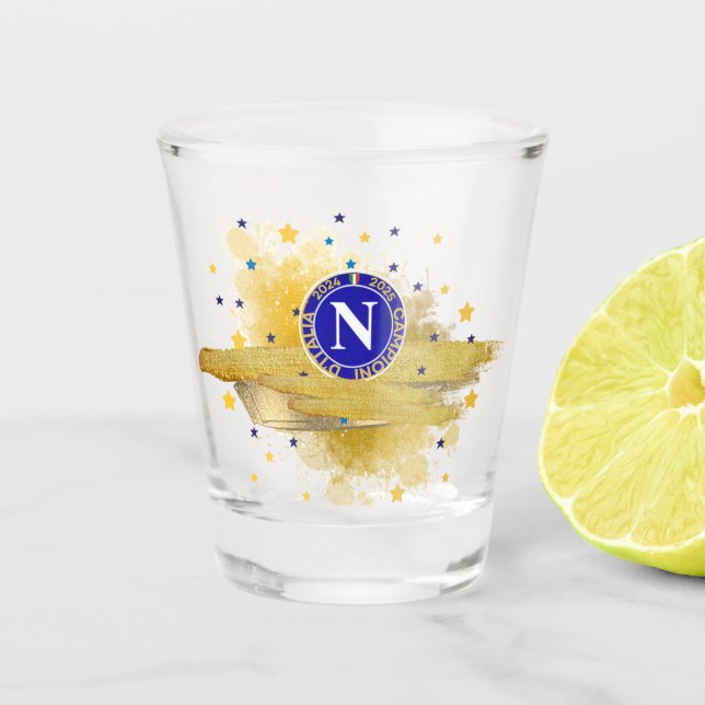 Napoli campione d'Ialia 2025 Shot Glass (Front)