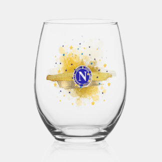 Napoli campione d'Ialia 2025 Stemless Wine Glass