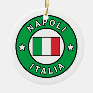 Napoli Italia Ceramic Tree Decoration