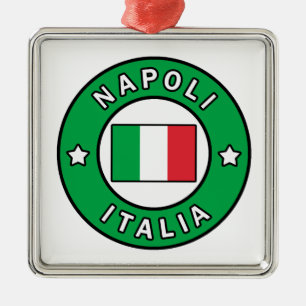 Napoli Italia Metal Tree Decoration