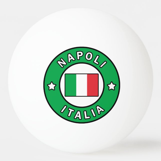 Napoli Italia Ping Pong Ball (Front)