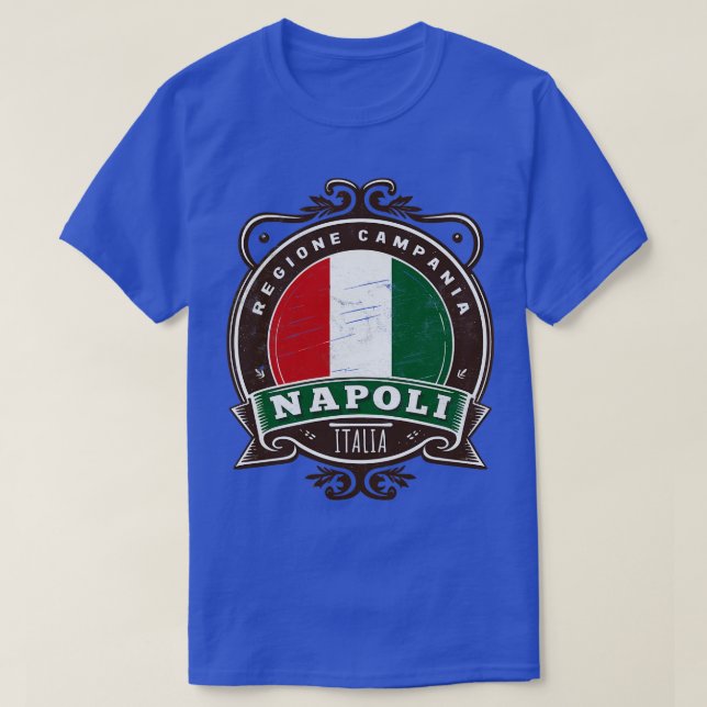 Napoli Italia Retro Italian Region Design 2 T-Shirt (Design Front)