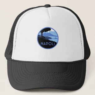 Napoli Mount Vesuvius - Retro Naples Italy Trucker Hat