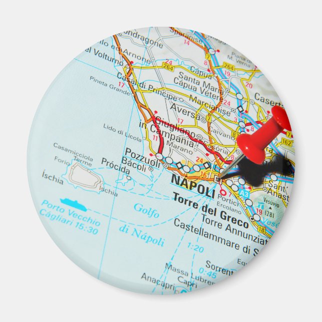 Napoli (Naples), Italy Magnet (Front)