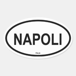 NAPOLI OVAL STICKER