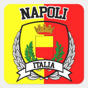 Napoli Square Sticker
