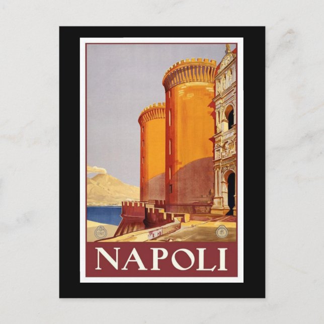 NAPOLI vintage travel postcards (Front)