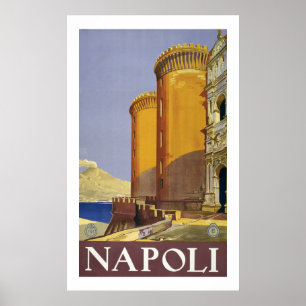 Napoli (white) poster