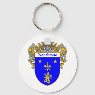 Napolitano Coat of Arms (Mantled) Key Ring