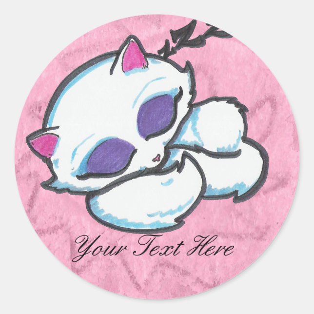 Napping Cat Stickers (Front)