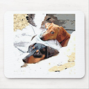 Napping Dogs Mouse Mat