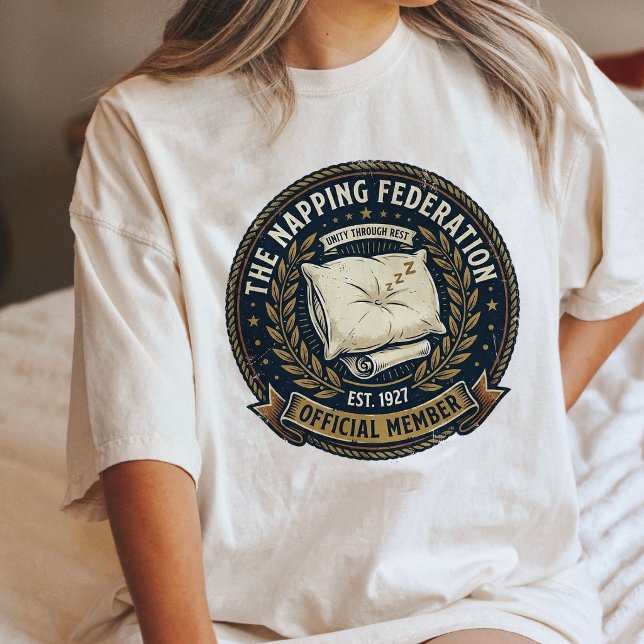 Napping Federation Official Member Pillow Tri-Blend Shirt (Creator Uploaded)