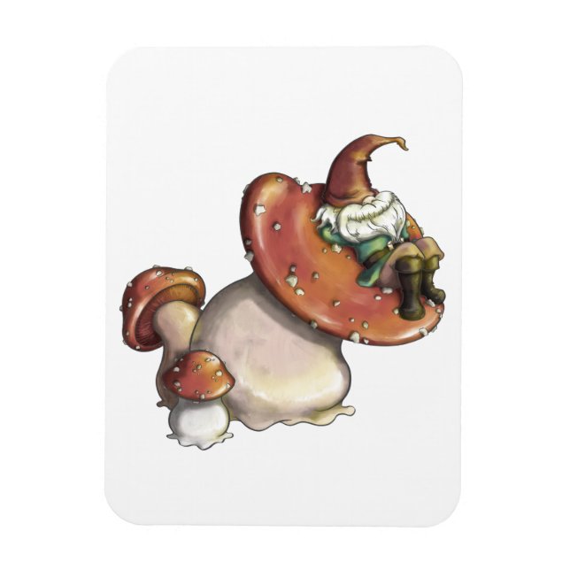 Napping Gnome Magnet (Vertical)