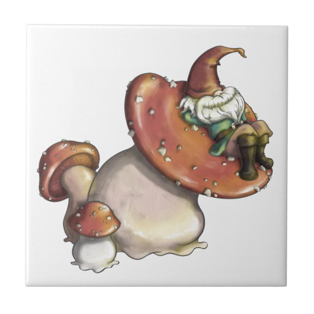 Napping Gnome Tile (Front)