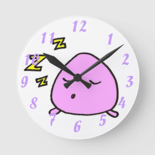 Napping Guy Wall Clock