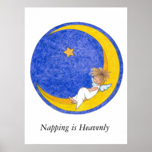 Napping is Heavenly Poster