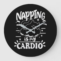 Napping Is My Cardio Simple Funny Cat Design