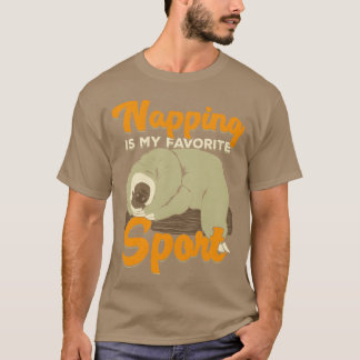 Napping Is My Favourite Sport gift T-Shirt