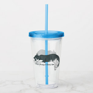 Napping Kitty Acrylic Tumbler