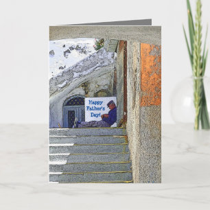 NAPPING MAN/HAPPY FATHER'S DAY CARD