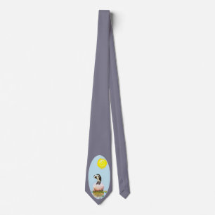 Napping Penguin in the Sun Tie