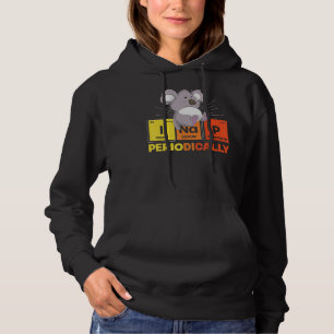 Napping Periodic Table Sleeping Cute Animal Funny  Hoodie