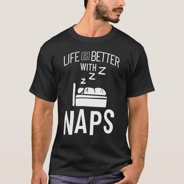 Napping Sleep Dream Sleeping Naps Bed Couch 4 T-Shirt (Front)
