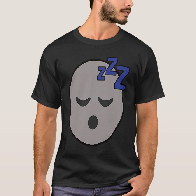 Napping Sleeping Emote Cool Face Design Naptime Z' T-Shirt (Front)