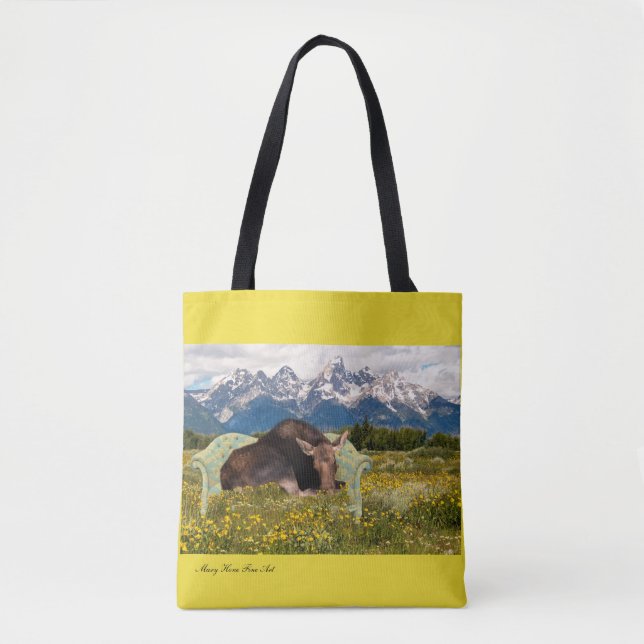 Naptime in the Tetons Tote Bag (Front)