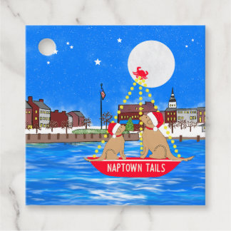 Naptown Tails Parade of Lights Christmas Gift Card Favour Tags