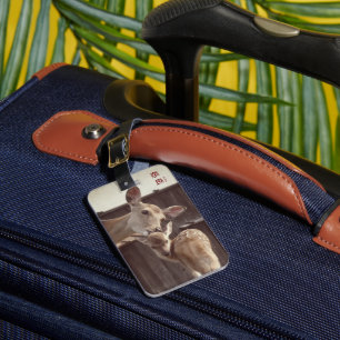 Nara, Japan - Sika Deer - Mother & Fawn Luggage Tag