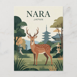 Nara Park Japan Postcard